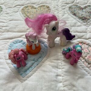 My Little Pony unicorn Pinkie Pie, Sweetie Bells, Toola Roola, Desert Rose